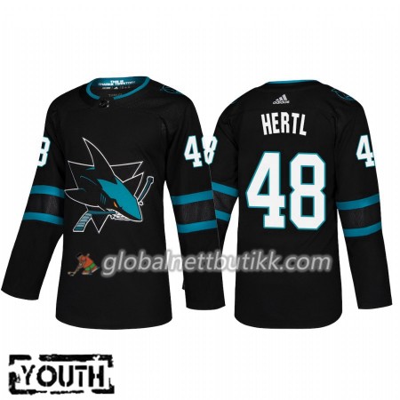 San Jose Sharks Hockeydrakt Tomas Hertl 48 Alternate 2018-2019 Adidas Authentic - Barn